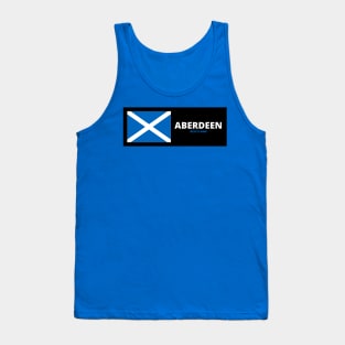 Aberdeen City with Scottish Flag Tank Top